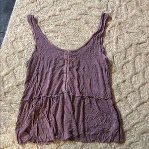 American Eagle Outfitters Dusty Purple Tank Top